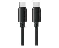 USAMS Kabel 60W 3A Silicone Fast Charging USB-C do USB-C czarny - 1569005 - zdjęcie 1